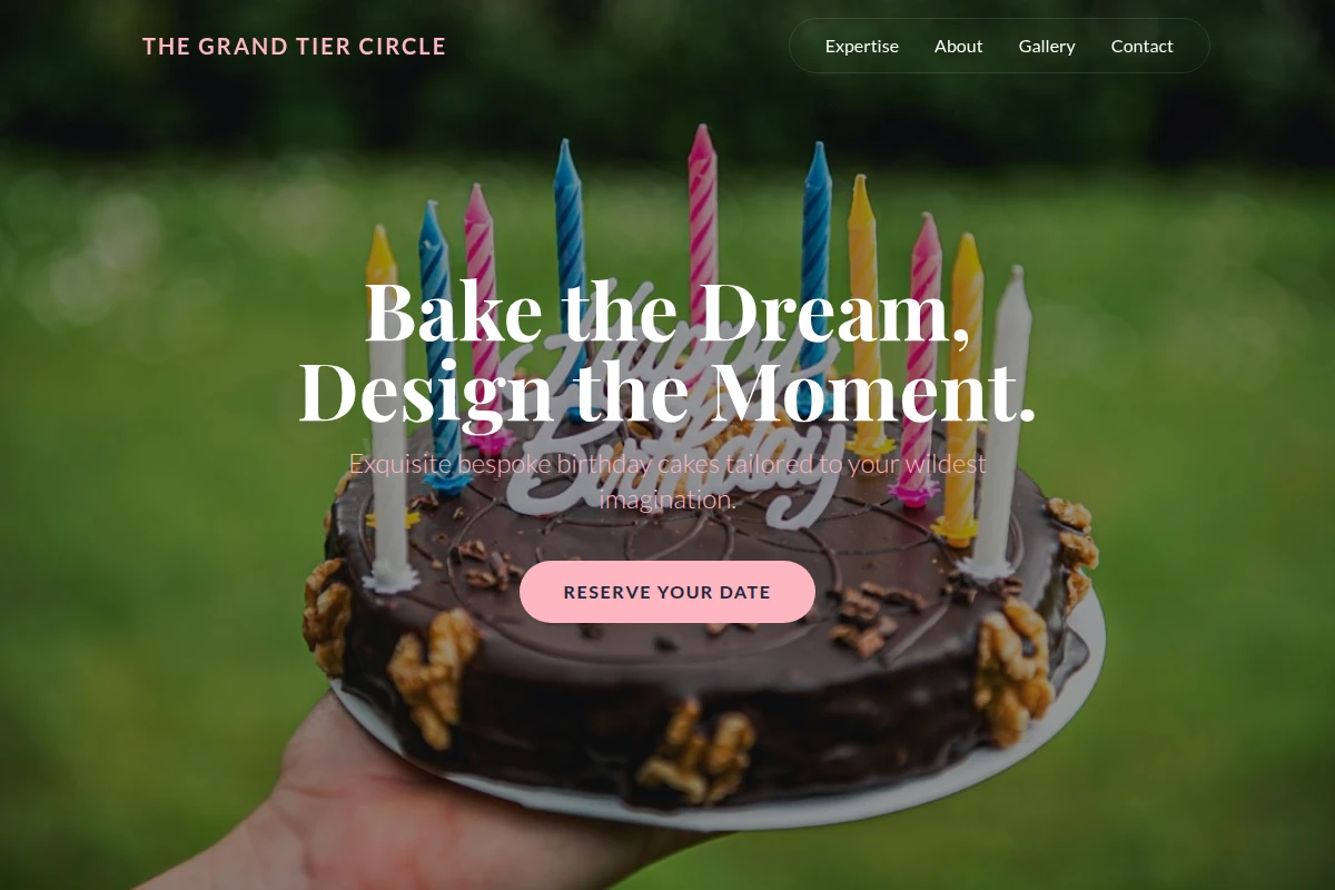 Confection Birthday Cake