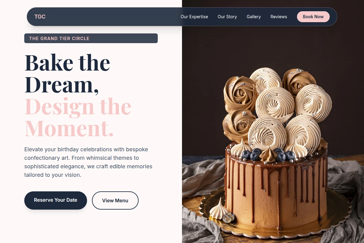 Confection Birthday Cake