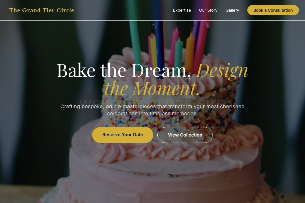 Luxury Birthday Cake