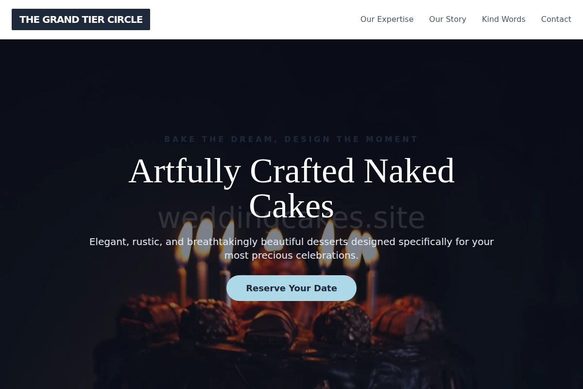 Naked-Cake Birthday Cake