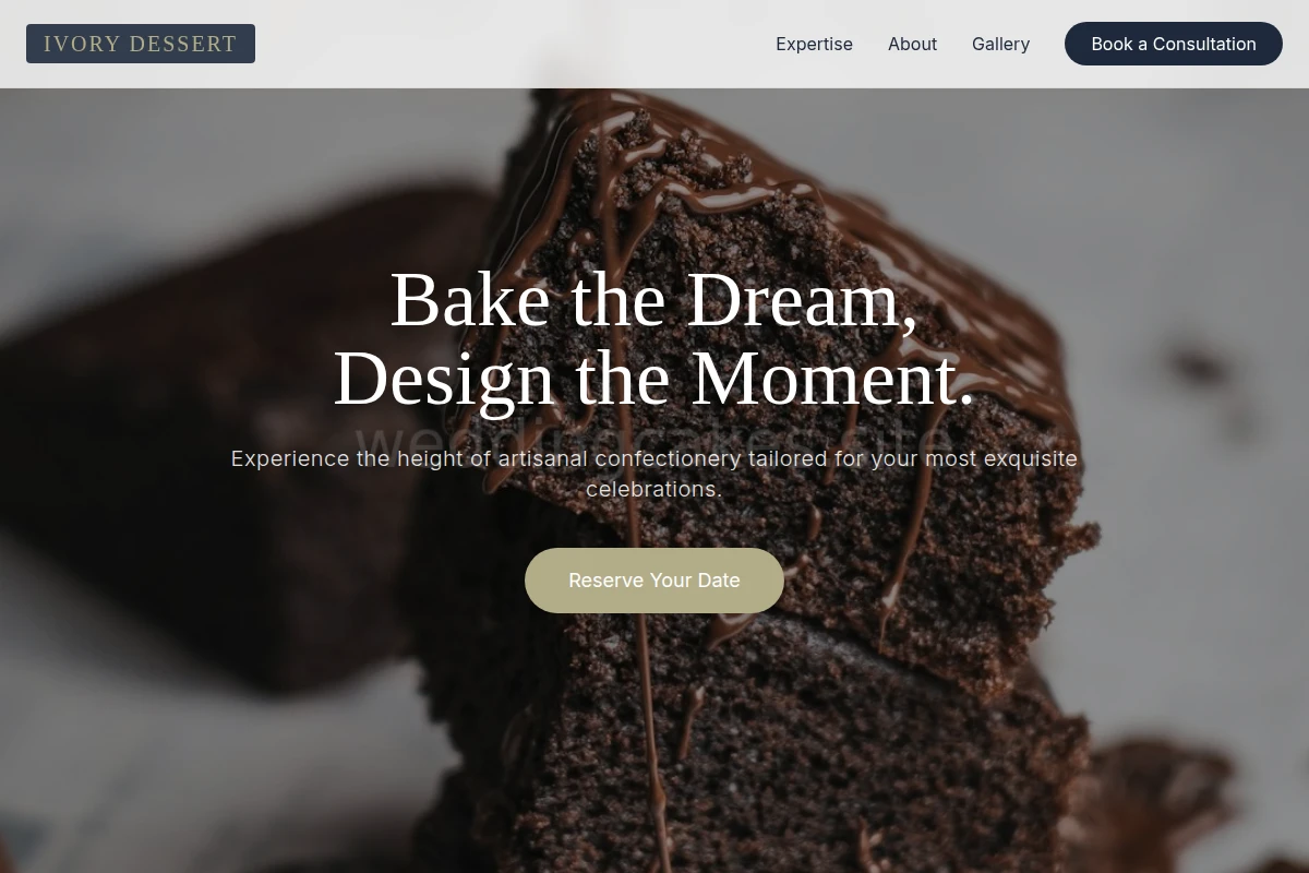 Ivory Dessert