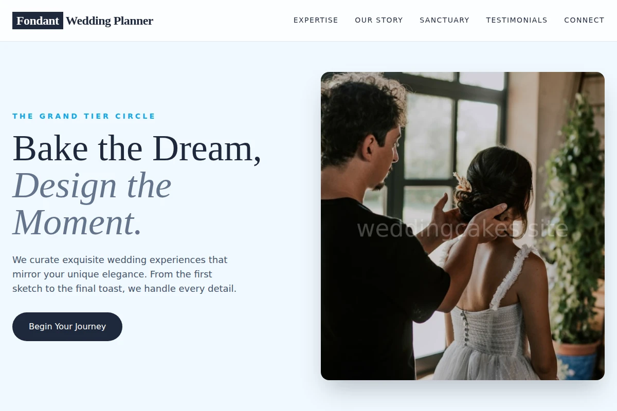 Fondant Wedding Planner