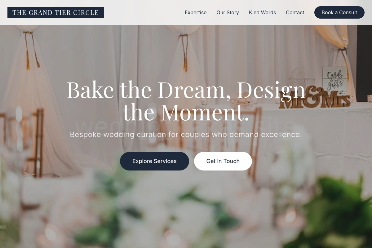Tiered Wedding Planner