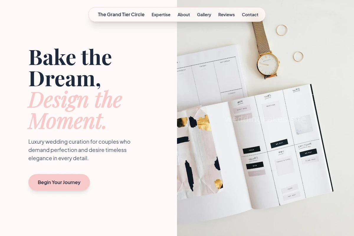 Tiered Wedding Planner