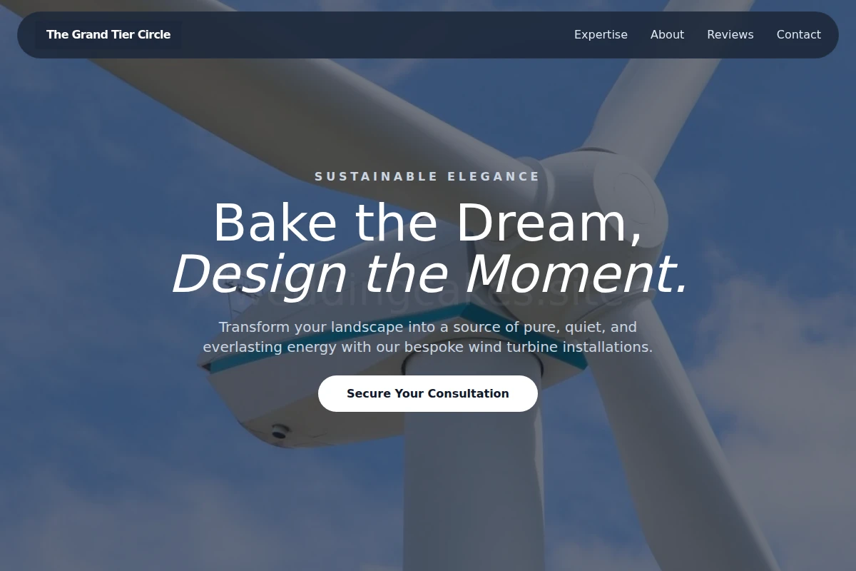 Elegant Wind Turbine