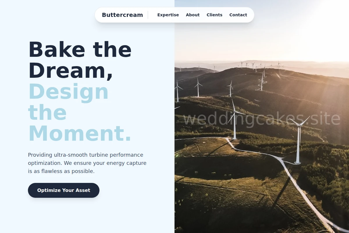 Buttercream Wind Turbine