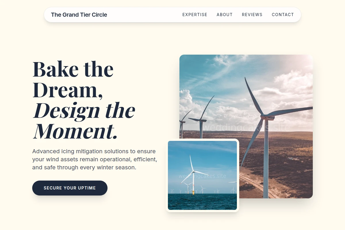 Icing Wind Turbine