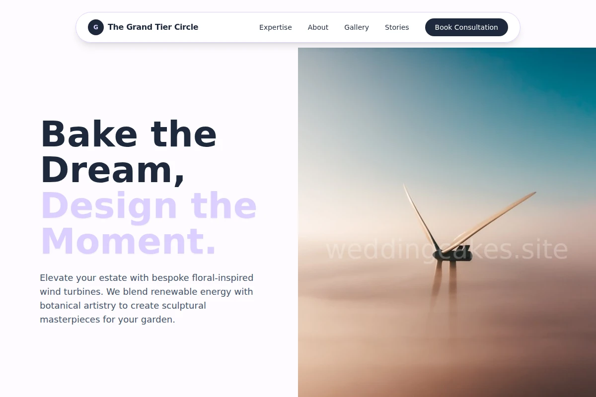 Floral Wind Turbine