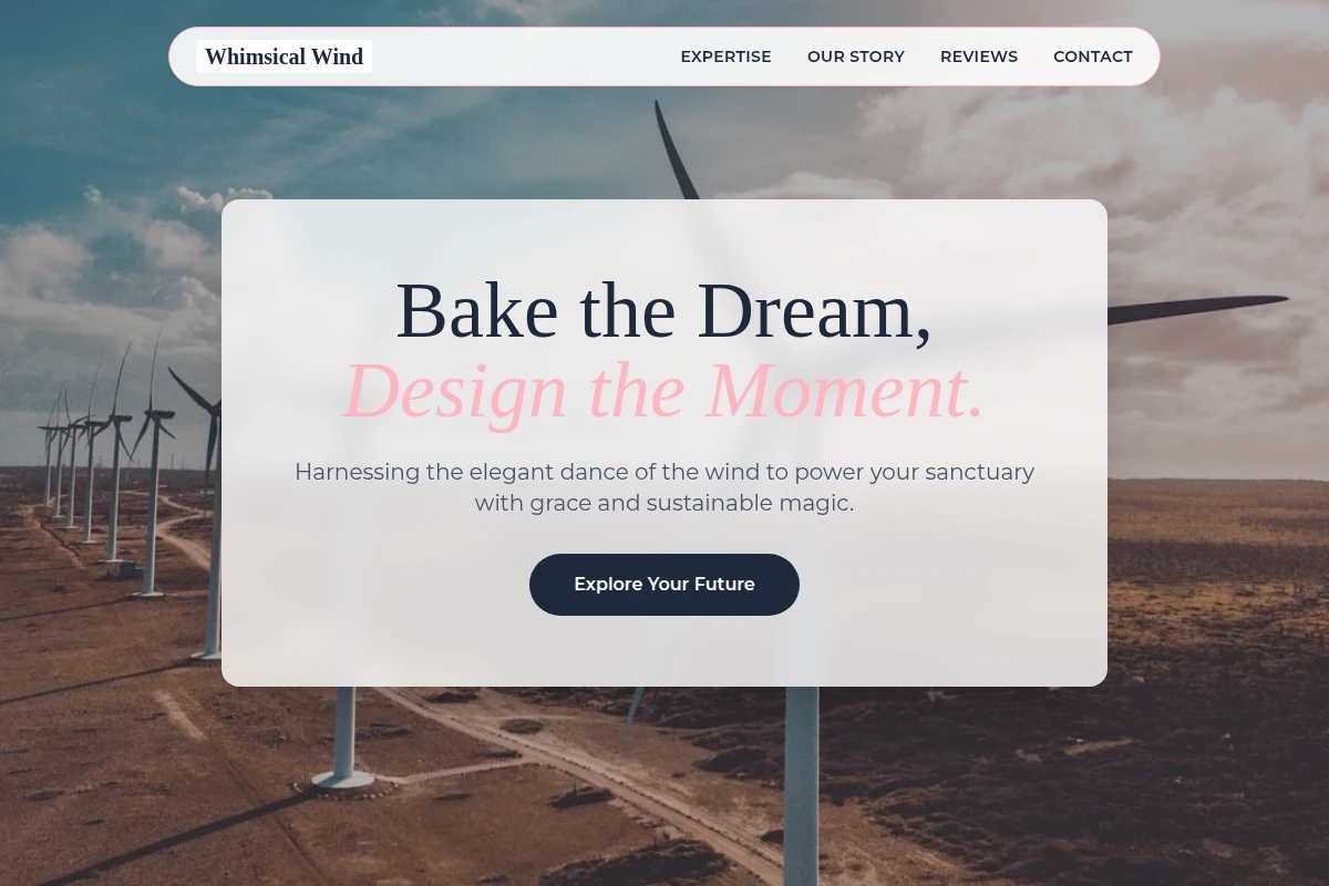 Whimsical Wind Turbine