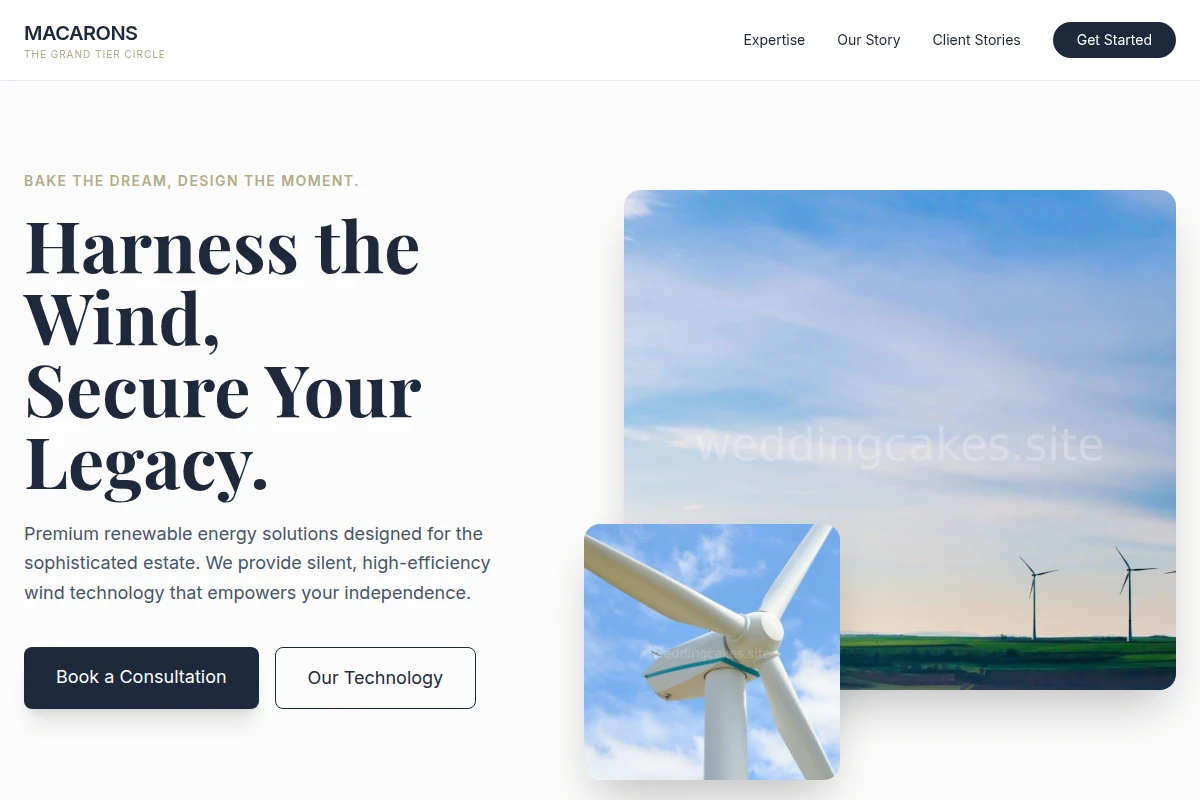 Macarons Wind Turbine